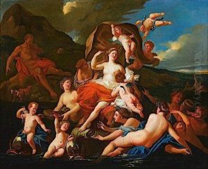 Le Triomphe De Galatee by Pierre-Jacques Cazes