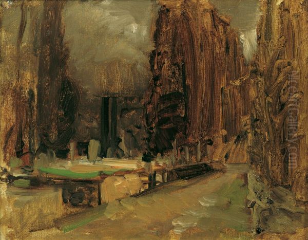 Der Friedhof bei Gravosa bei Ragusa (Studie zu Pax) - view 1