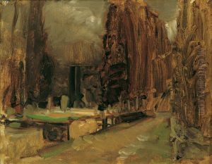Der Friedhof bei Gravosa bei Ragusa (Studie zu Pax)
