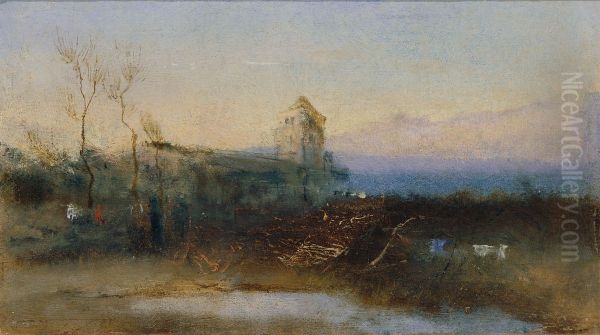 Landschaft mit Burg - view 1