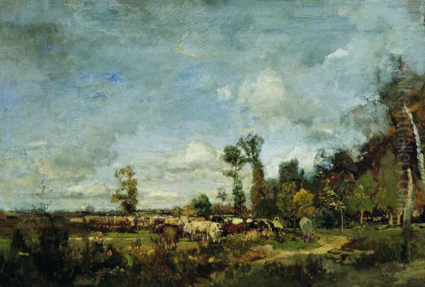 Weidendes Vieh in Holland - view 1