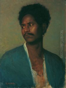 Ein Nubier by Leopold Carl Muller