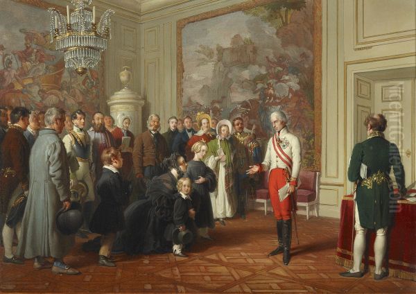 Kaiser Franz I. erteilt allgemeine Audienz - view 1