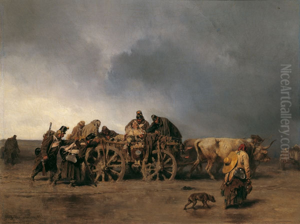 Der Verwundetentransport I - view 1