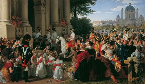 Der Einzug von Kaiser Franz I. in Wien nach dem Pariser Frieden am 16. Juni 1814 - view 1