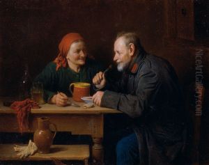Das Mittagsmahl by Friedrich Friedlander