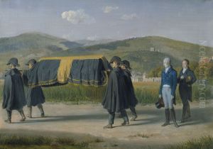 Emperor Francis I accompanies a pauper's coffin