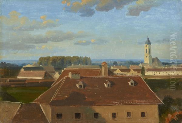 Blick uber das Schanzel zum Augarten - view 1
