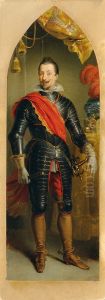 Kaiser Ferdinand II. stehend by Johann Peter Krafft