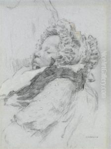 Enfant Endormi by Jean-Charles Cazin
