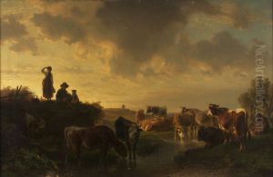 Abend auf der Viehweide