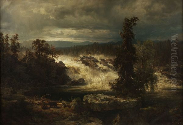 Die Labrofalle bei Kongsberg in Norwegen - view 1