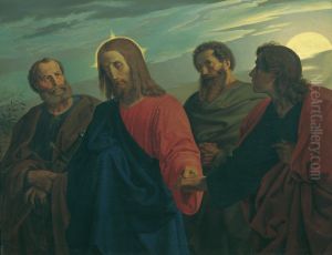 Der Abschied Christi von seinen Jungern (Gang nach Gethsemane) by Joseph von Fuhrich