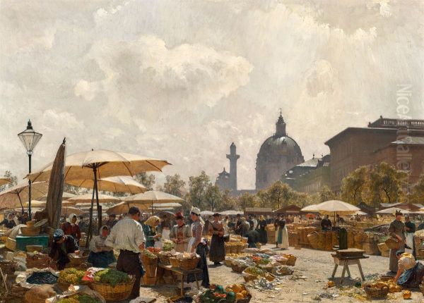 Der Naschmarkt in Wien - view 1