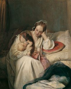 Mother's love by Josef Franz Danhauser