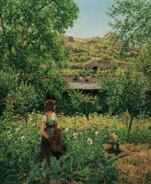 Madchen im Mohn - view 1