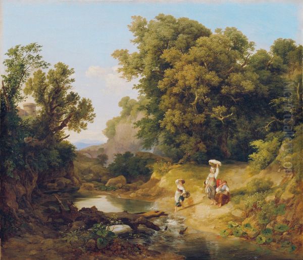 Ideale Landschaft (Italienische Landschaft) - view 1