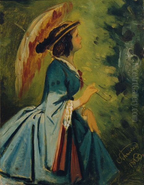 Anna Schwind, die Tochter des Kunstlers - view 1