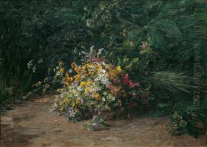 Feldblumenstrauss by Olga Wisinger-Florian