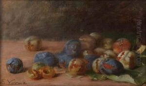 Nature Morte Aux Fruits by Marie, Nee Guillet Cazin