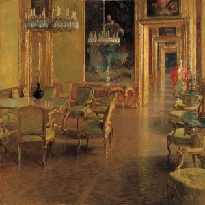 Interior at the Winter Palace of Prince Eugene of Savoy (1663-1736), Himmelpfortgasse, Vienna by Carl Moll