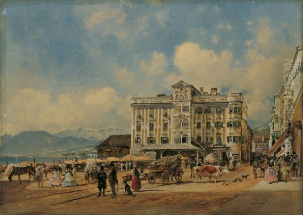 Das Rathaus in Gmunden - view 1