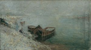 Fischerboote am Donauufer