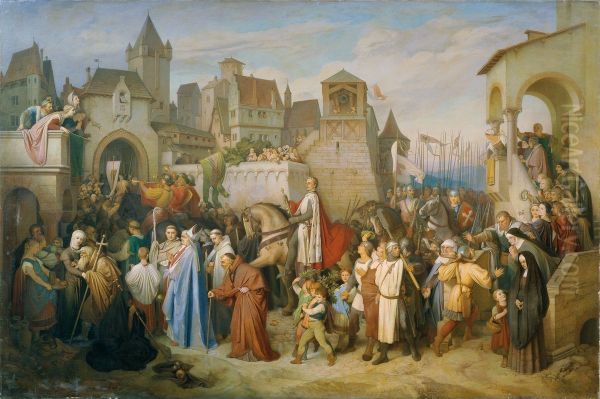 Herzog Leopolds des Glorreichen Einzug in Wien nach dem Kreuzzug von 1219 - view 1
