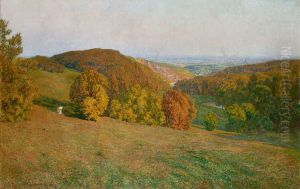 Wien vom Kobenzl aus by Max Suppantschitsch