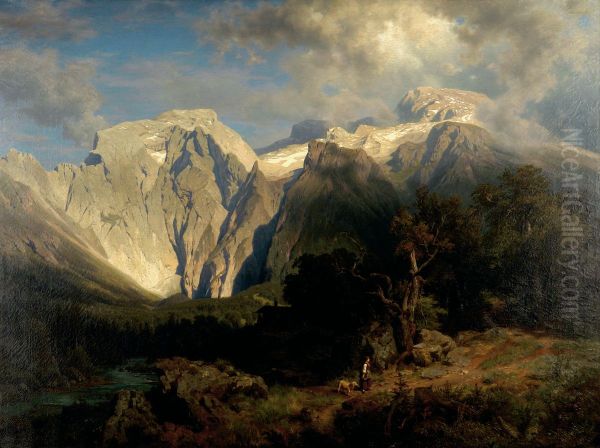 Limestone Mountain Landscape - view 1
