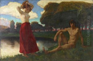 Idyll (Male and Female Semi-nude in the Landscape) Idyll (Male and Female Semi-nude in the Landscape)