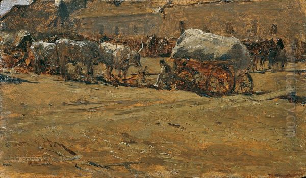 Hungarian Oxcart - view 1