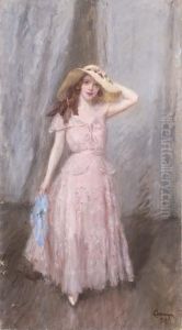 Giovane Donna Elegante by Carlo Cazzaniga