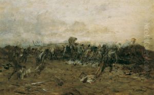 Nach der Schlacht by August von Pettenkofen