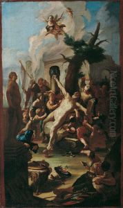 Die Marter des heiligen Cassian by Paul Troger