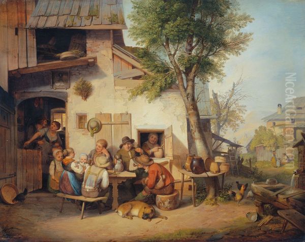 Vor der Dorfschenke - view 1
