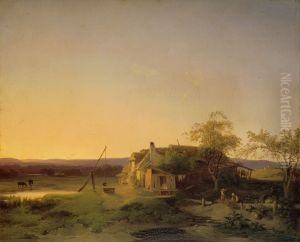 Abendlandschaft by Ignaz Raffalt