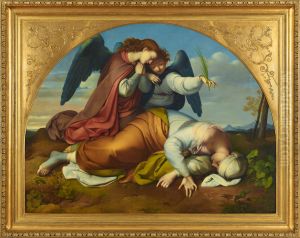 Die tote heilige Caecilia (Romische Fassung) by Johann Scheffer von Leonhardshoff