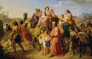 Jacob's homecoming by Karl von Blaas