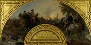 The raid near Hochkirch in 1758 by Karl von Blaas