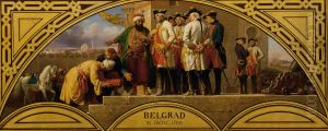 Die Ubergabe von Belgrad 1789 by Karl von Blaas