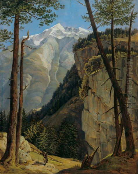 Der Watzmann vom Wimbachtal aus - view 1