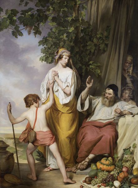 Abraham verstosst Hagar und Ismael - view 1
