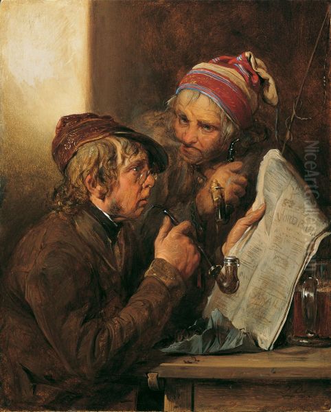 Newspaper Readers - view 1