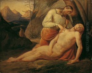 Der barmherzige Samariter by Joseph von Fuhrich