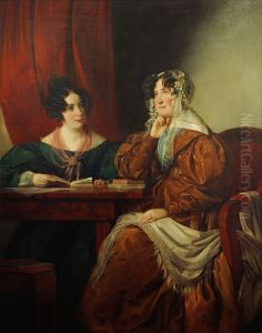 Henriette Baronin Pereira-Arnstein with her daughter Flora Henriette Baronin Pereira-Arnstein with her daughter Flora