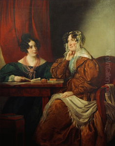 Henriette Baronin Pereira-Arnstein mit ihrer Tochter Flora Henriette Baronin Pereira-Arnstein mit ihrer Tochter Flora
