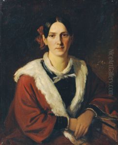 Luise von Schwind, die Gattin des Malers Moritz von Schwind Luise von Schwind, die Gattin des Malers Moritz von Schwind