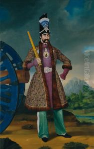 The Shah of Persia Naser ad-Din Shah by Hakob Mkrtum Hovnatanyan