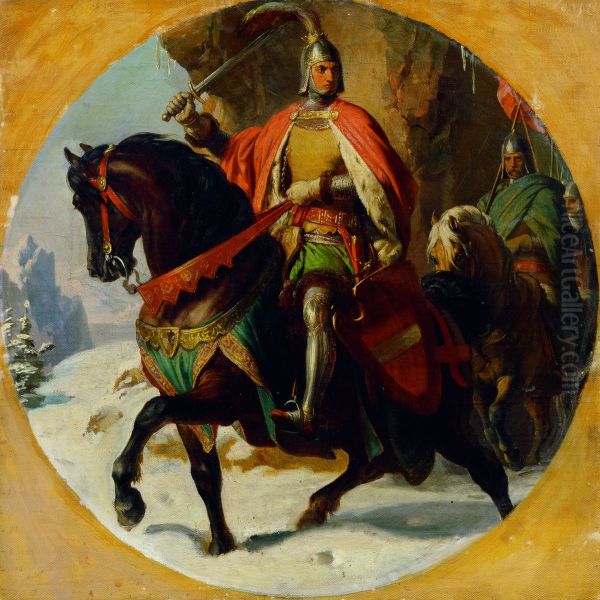 Kriegszug Albrechts I. uber den Semmering 1292 - view 1